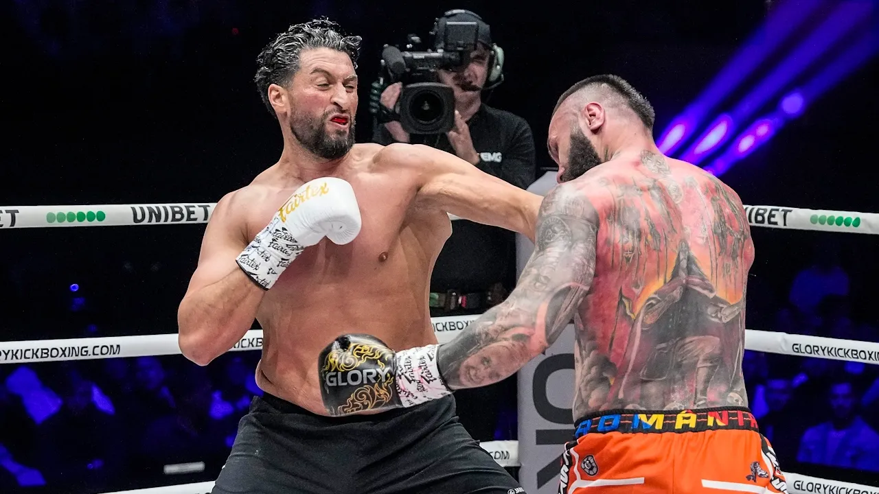 Jamal Ben Saddik trades shots. 