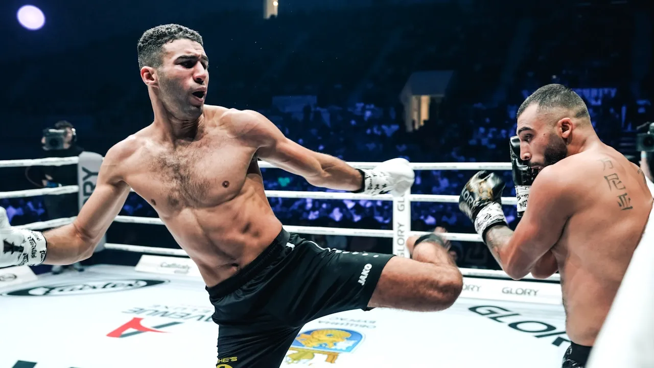 Mohamed Touchassie throws a kick.