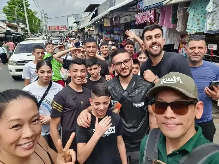 Ammar Hamayel during IFMA Youth Peace Camp trip to Bangkok