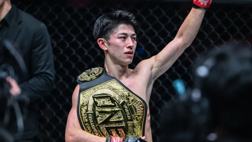 Nadaka Yoshinari Eyes Kickboxing Challenge After ONE Atomweight Muay Thai Title Win, Says He Wants to Prove "Muay Thai Is the Best" poster