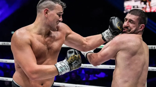 Sina Karimian, Tomas Mozny, and Petr Romankevich Suspended After Positive Drug Tests at GLORY 99 poster