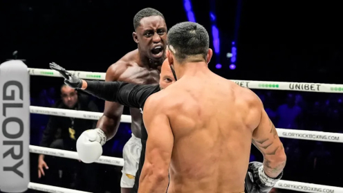 GLORY 100: Karma Strikes Bahram Rajabzadeh as Mory Kromah Scores Shocking Comeback Knockout After Blatant Fouls photo