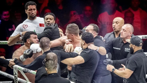 Jamal Ben Saddik Suspended For Six Months After Ring Altercation at The GLORY Heavyweight Grand Prix poster