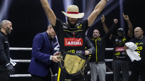 Kickboxing Rankings May 2024 — Chico Kwasi Knocks Out Endy Semeleer in the Second Round to Claim GLORY Welterweight Championship poster