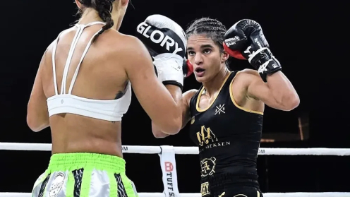 Jackie Buntan and Anissa Meksen Will Face Off for the Inaugural ONE Strawweight Kickboxing Title on July 5 poster