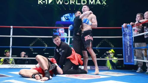 K-1 WORLD MAX: Liu Ce Scores Knockout of the Year Contender Against Sina Karimian To Claim Belt, Fighters Shine in Event Mired With Controversy poster