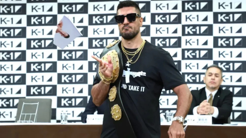 K-1 Champions Antonia Prifti & Sina Karimian Back in Action on March 20, Super Fight Between Masashi Kumura Against Luca Cecchetti poster