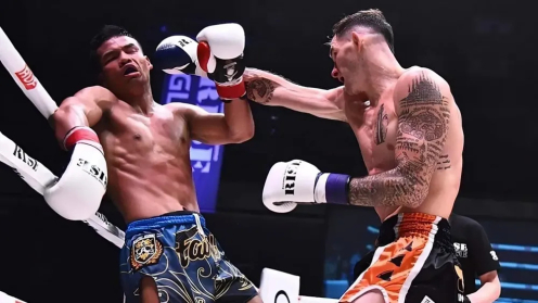 RISE World Series 2023 Final Round Results: Chadd Collins Upsets Petchpanomrung to Win RISE Title, Toki Tamaru Becomes 54 KG Grand Prix Champion in Flawless Performance poster