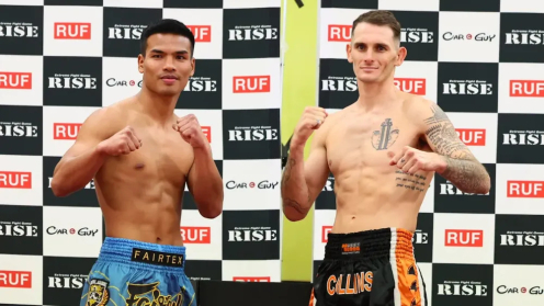 RISE World Series 2023 Final Round Weigh-in Results: All Fighters Make Weight For RISE's Mega Event, RISE vs. GLORY, Petchyindee & K-1 poster