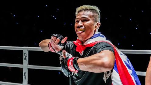 Superlek Set to Defend His ONE Flyweight Kickboxing Title Against Elias Mahmoudi on January 12 at ONE Fight Night 18 poster