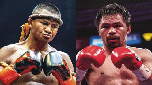 Buakaw Against Manny Pacquiao Boxing Superfight Set for January 2024 in Thailand poster