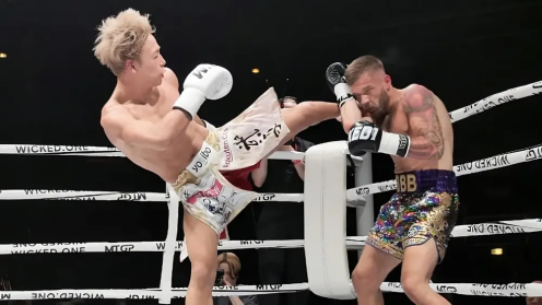 Takeru Returns With a Dominant Last Second Stoppage Against Bailey Sugden, Event Plagued With Production Issues, Gong "Stuck in Traffic" photo