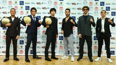 K-1 World GP 2023 Weigh-in Results: 33 Out of 34 Fighters Make Weight, Three K-1 Champions Ready for Tomorrow poster