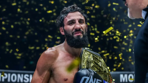 Chingiz Allazov Set to Defend His ONE Featherweight Title Against Marat Grigorian on August 5 at ONE Fight Night 13 poster