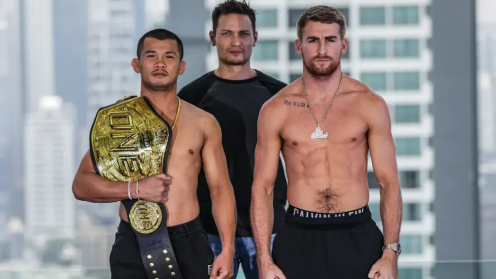 ONE Fight Night 9 Weigh-in Results: Nong-O & Jonathan Haggerty Is On! Han Zi Hao Suffers Heat Stroke, Three Fighters Miss Weight poster