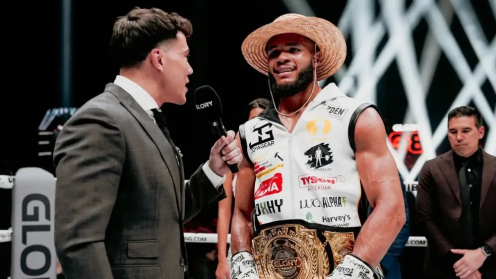 Chico Kwasi on facing Donovan Wisse: "These are the kind of moments I live for — to prove to myself that I’m the best and that I can make history.”" photo