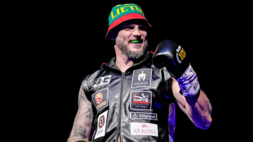 “White Lithuania – Beautiful Lithuania”: Former GLORY Champion Sergej Maslobojev Joins Far-Right White Nationalist Rally photo